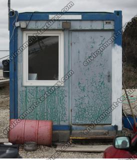 Photo Textures of Container Industrial Building